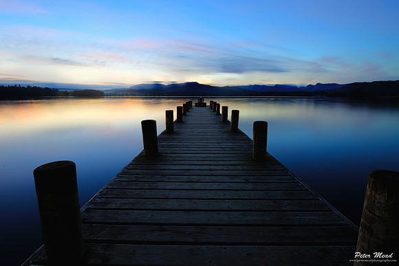 Sunset over Lake Windermere